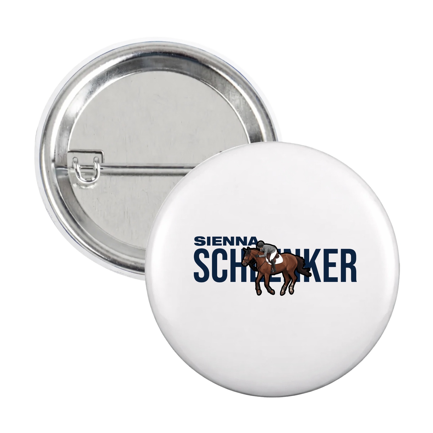 Game Day Button — Player Name in White