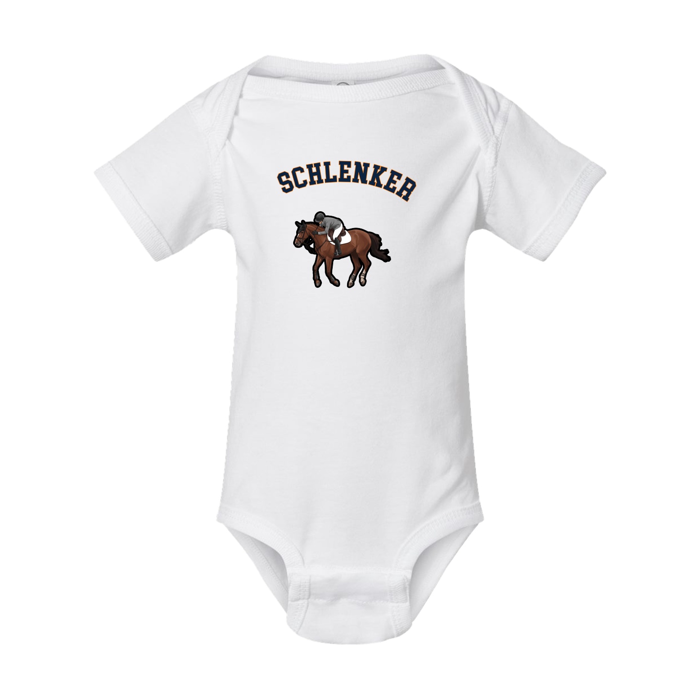 Baby Onesie — Shirsey Arch in White