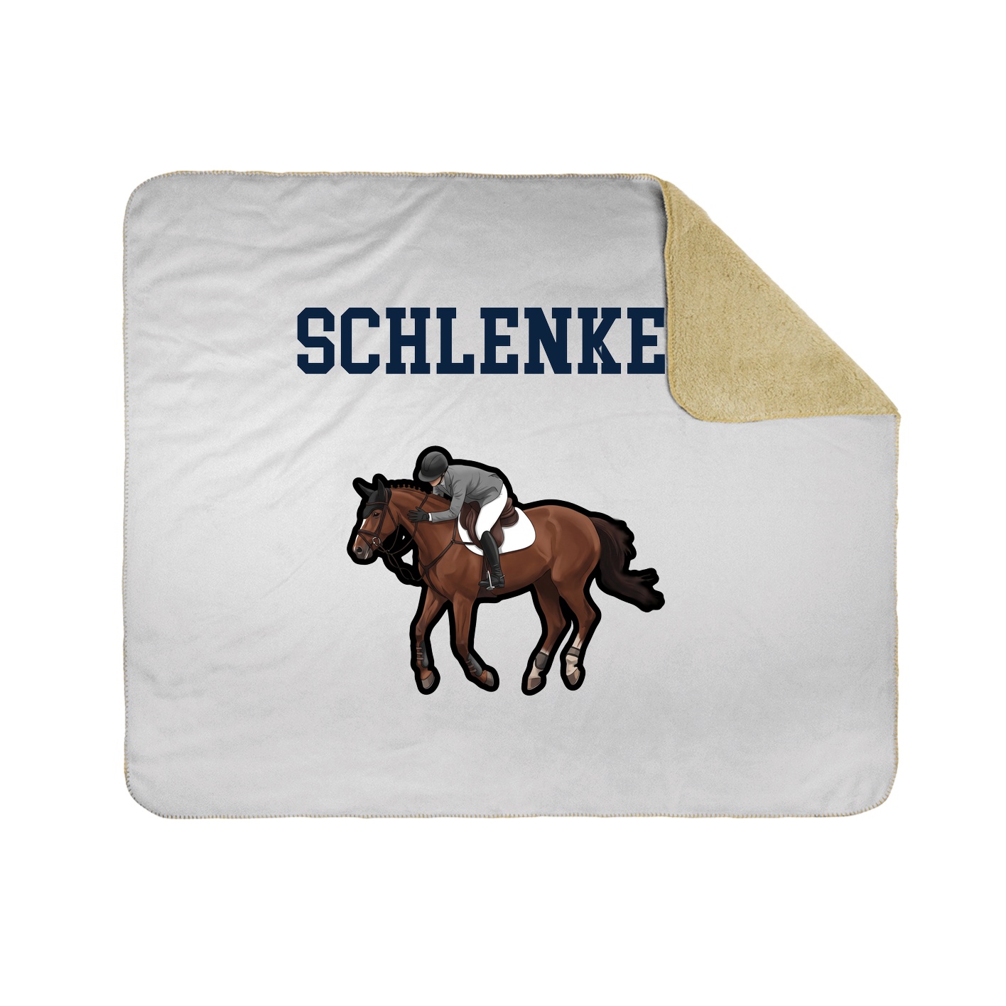 Throw Blanket — Shirsey in White