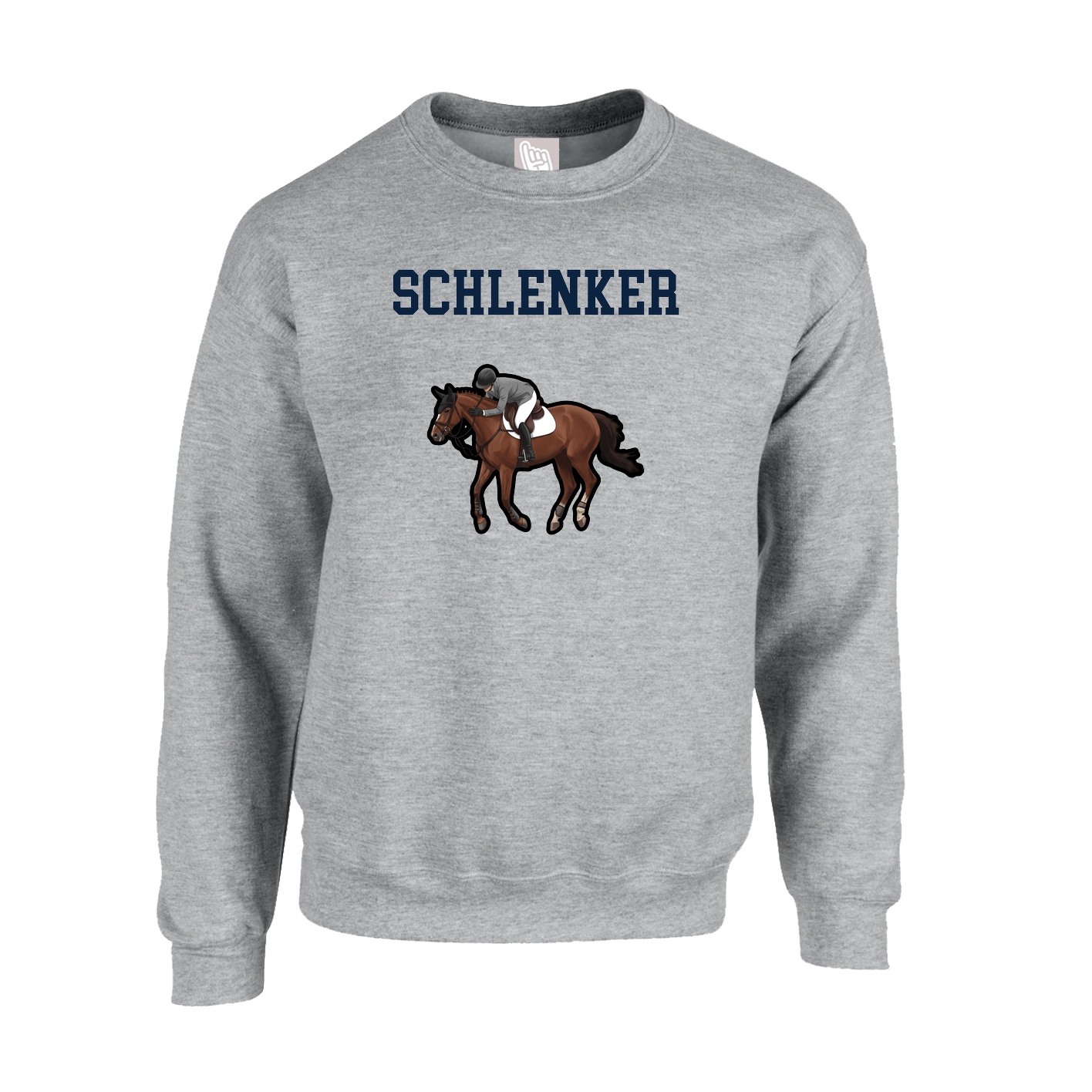 Fleece Crew — Shirsey in Grey
