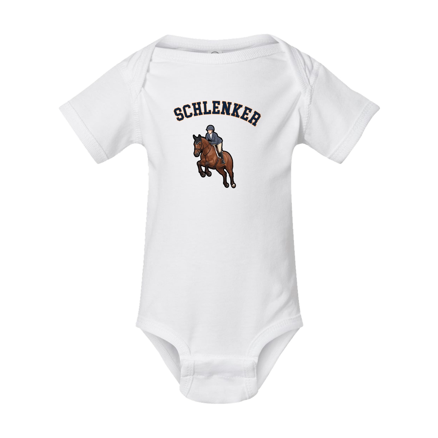 Baby Onesie — Shirsey Arch in White
