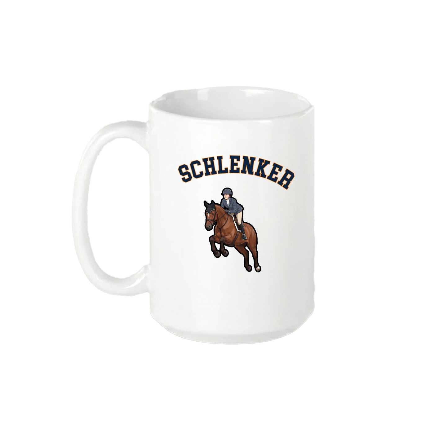 15oz Coffee Mug — Shirsey Arch in White