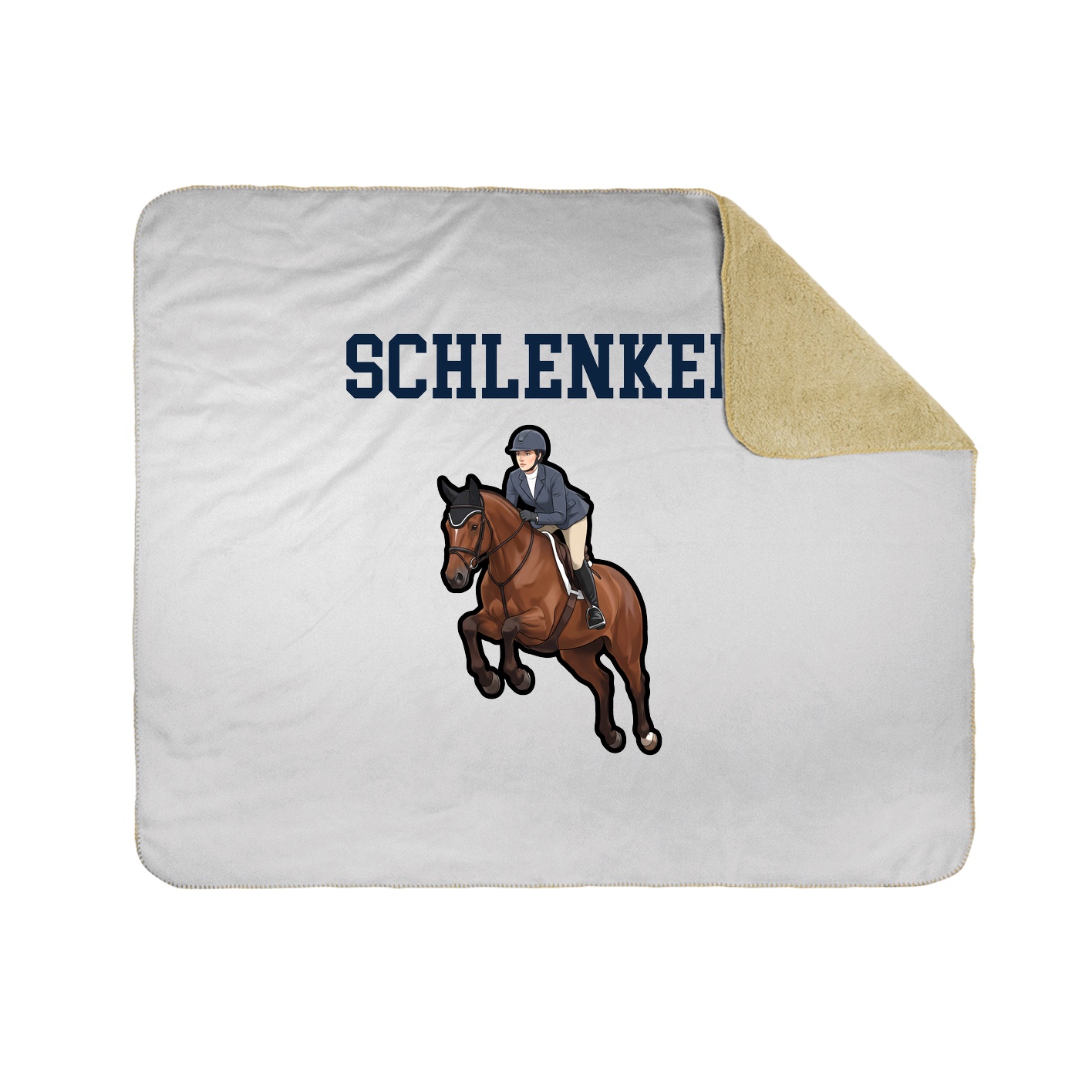 Throw Blanket — Shirsey in White