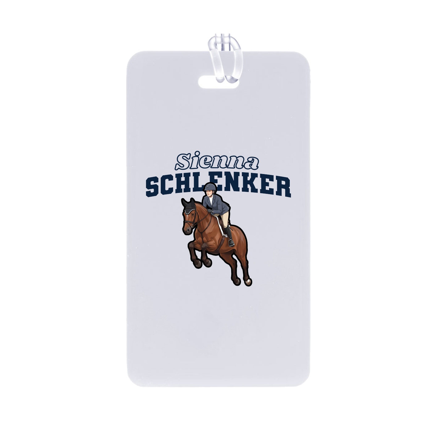 Bag Tag — Name Arch in Classic