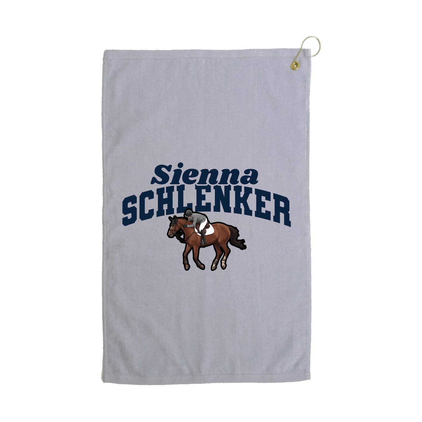 Golf Towel — Signature Arch in Grey