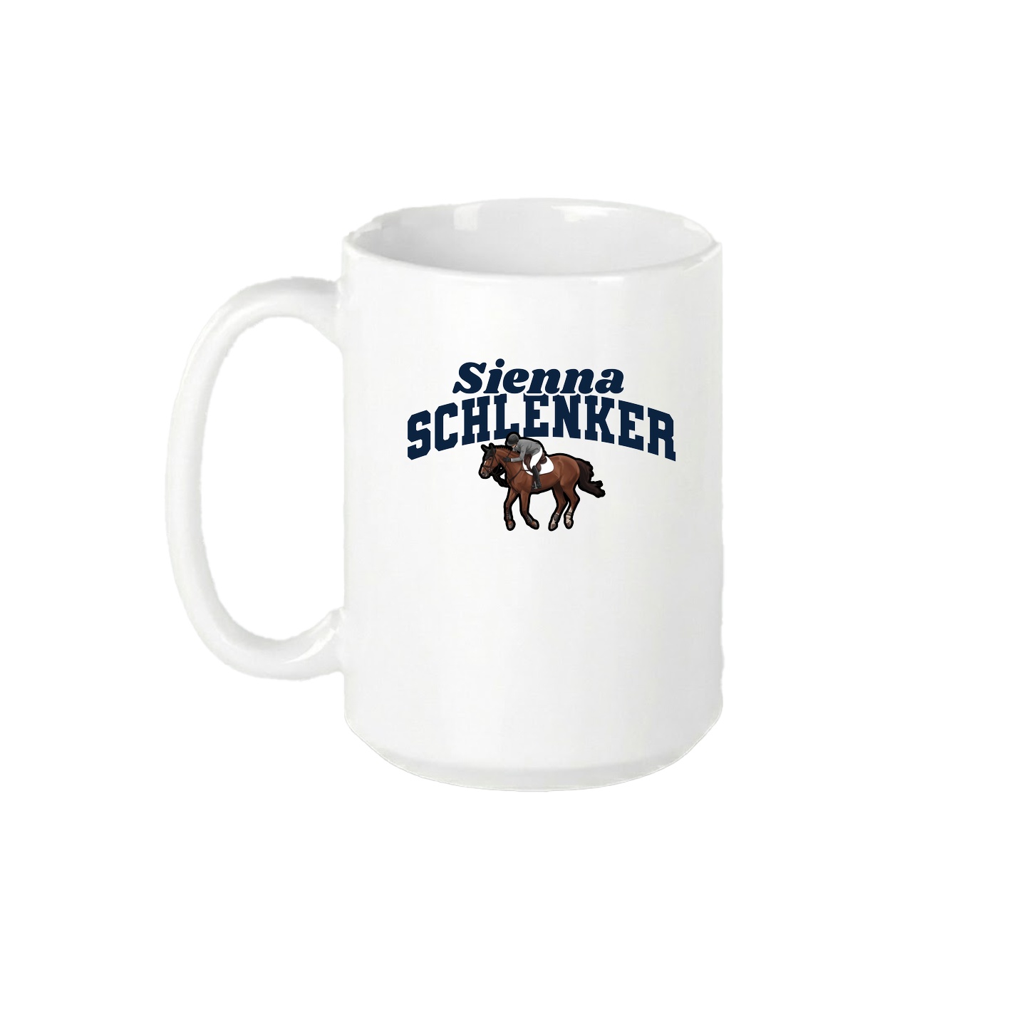 15oz Coffee Mug — Signature Arch in White