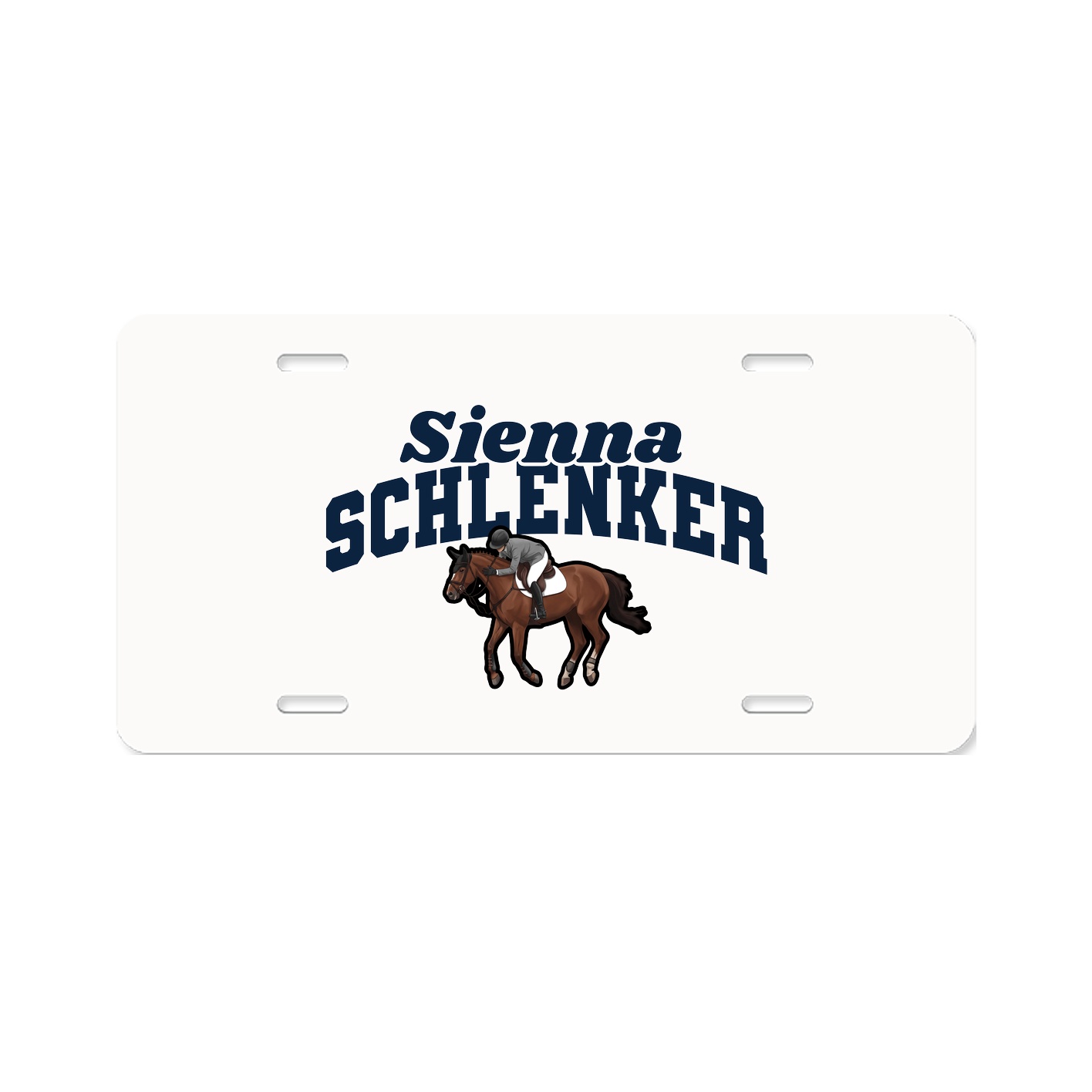 License Plate — Signature Arch in Classic