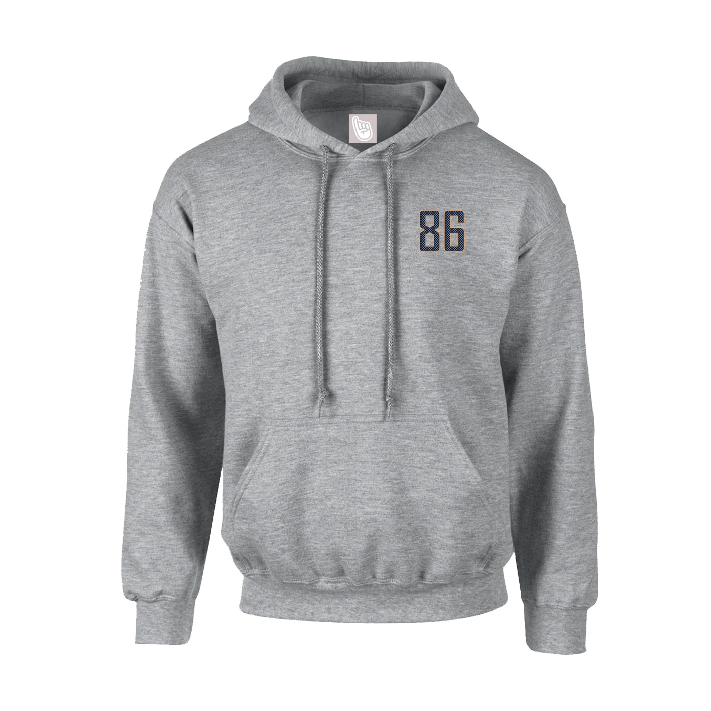 Hoodie — Front Shirsy in Grey