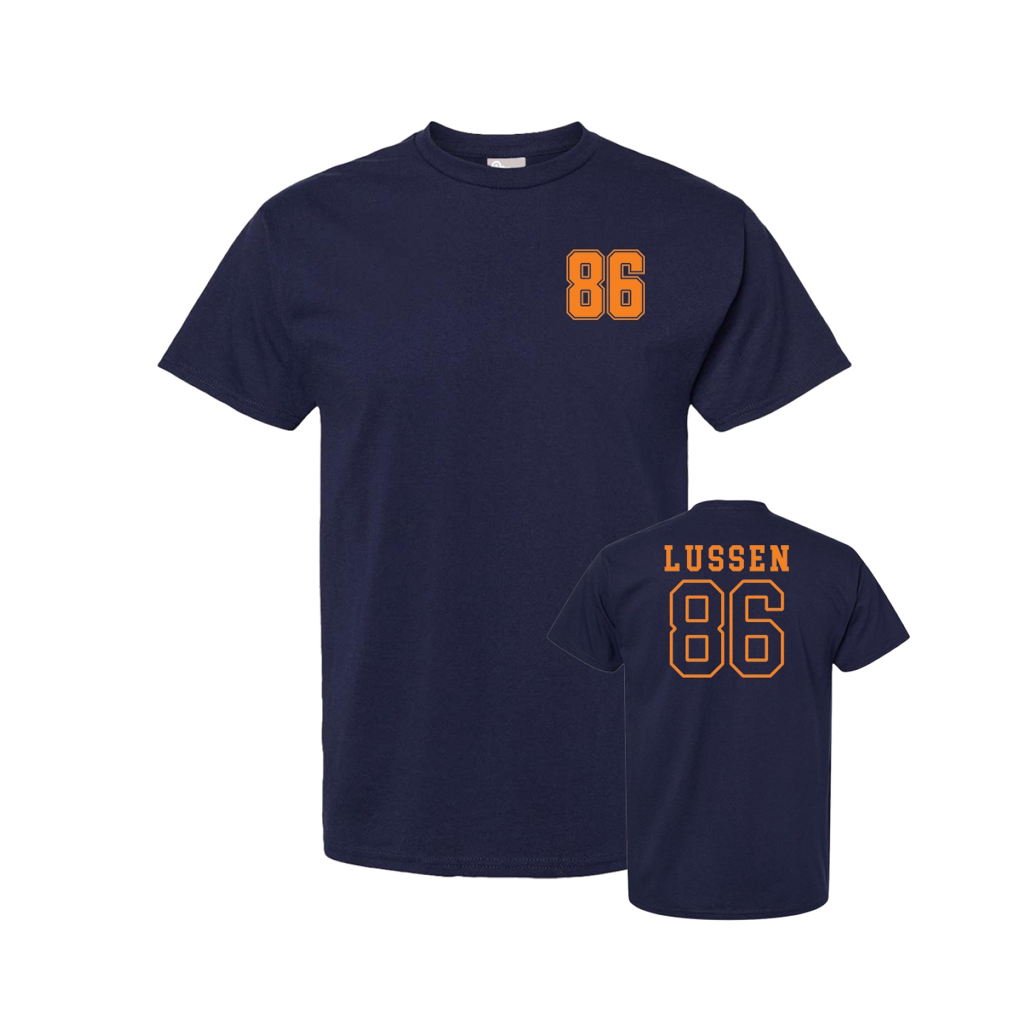 Tee — Chest Back in Navy