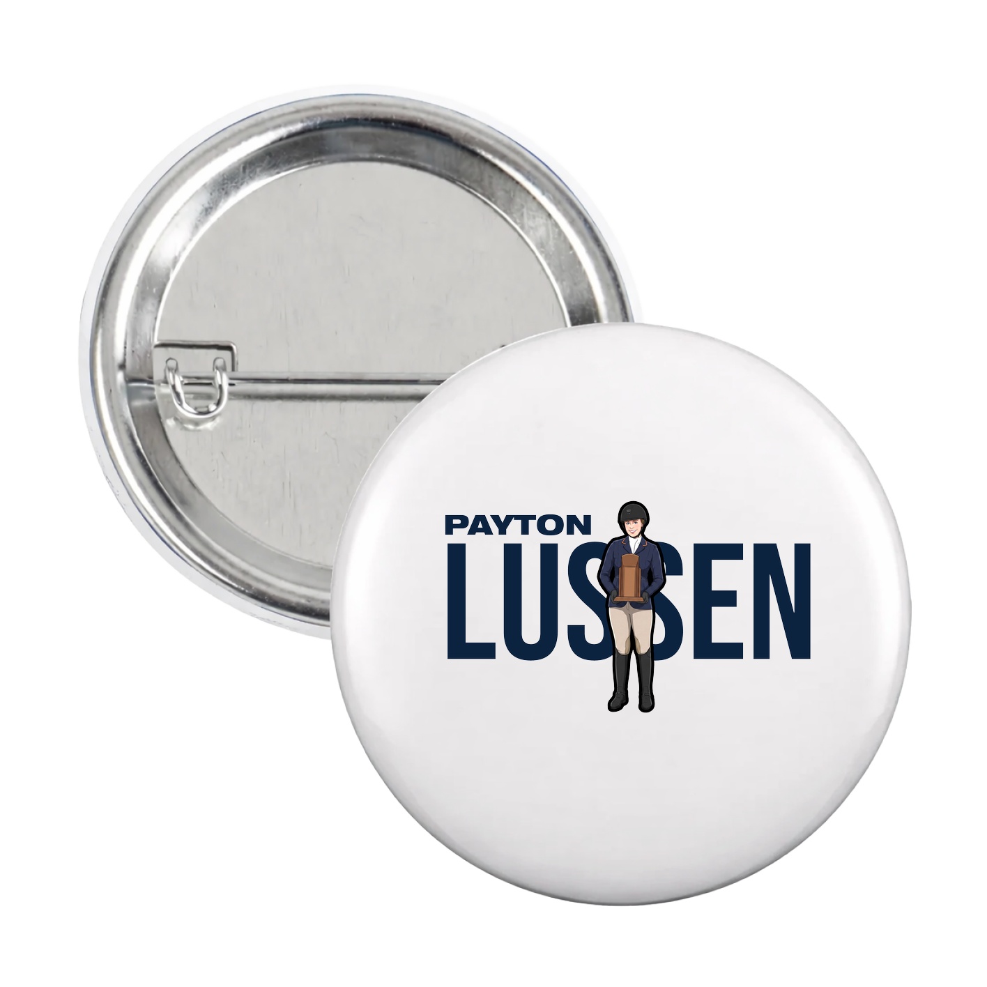 Game Day Button — Player Name in White