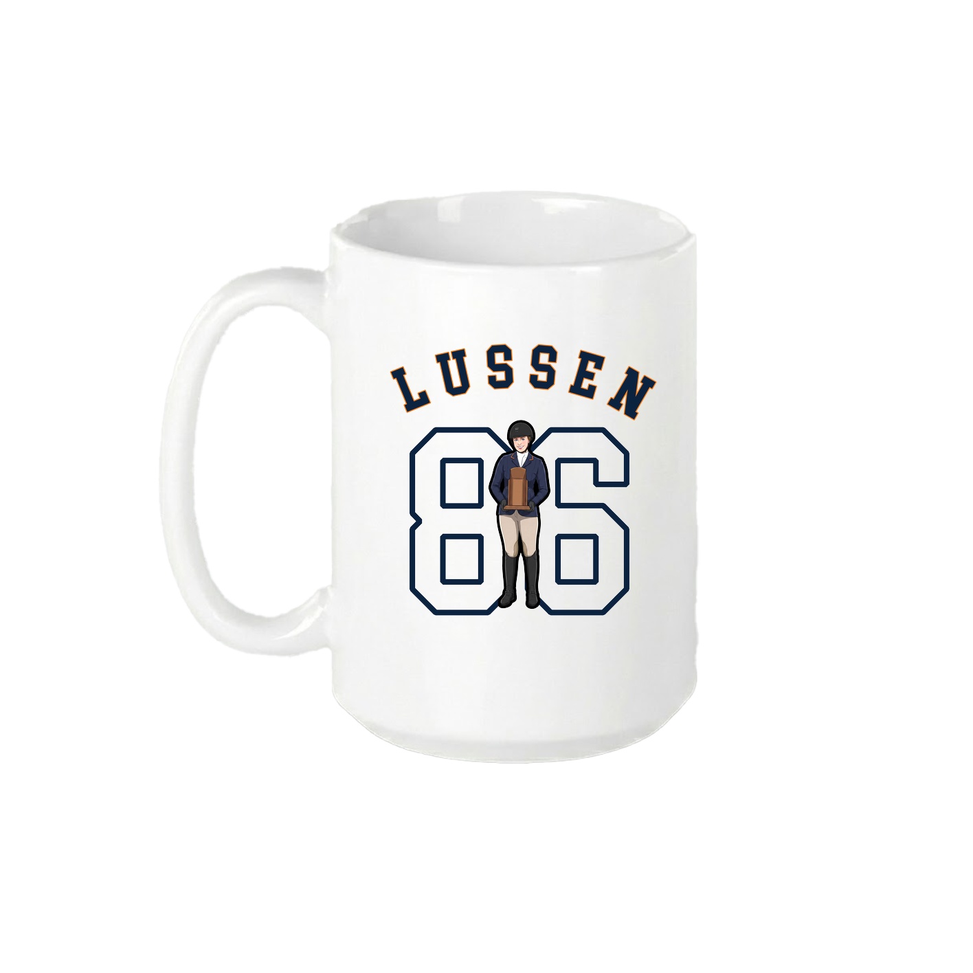 15oz Coffee Mug — Shirsey Arch in White