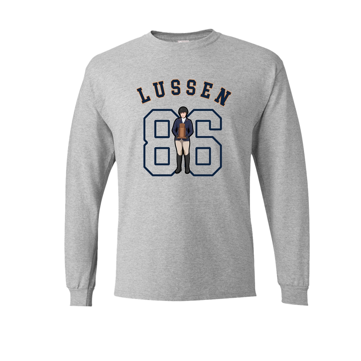 Long Sleeve Tee — Shirsey Arch in Grey