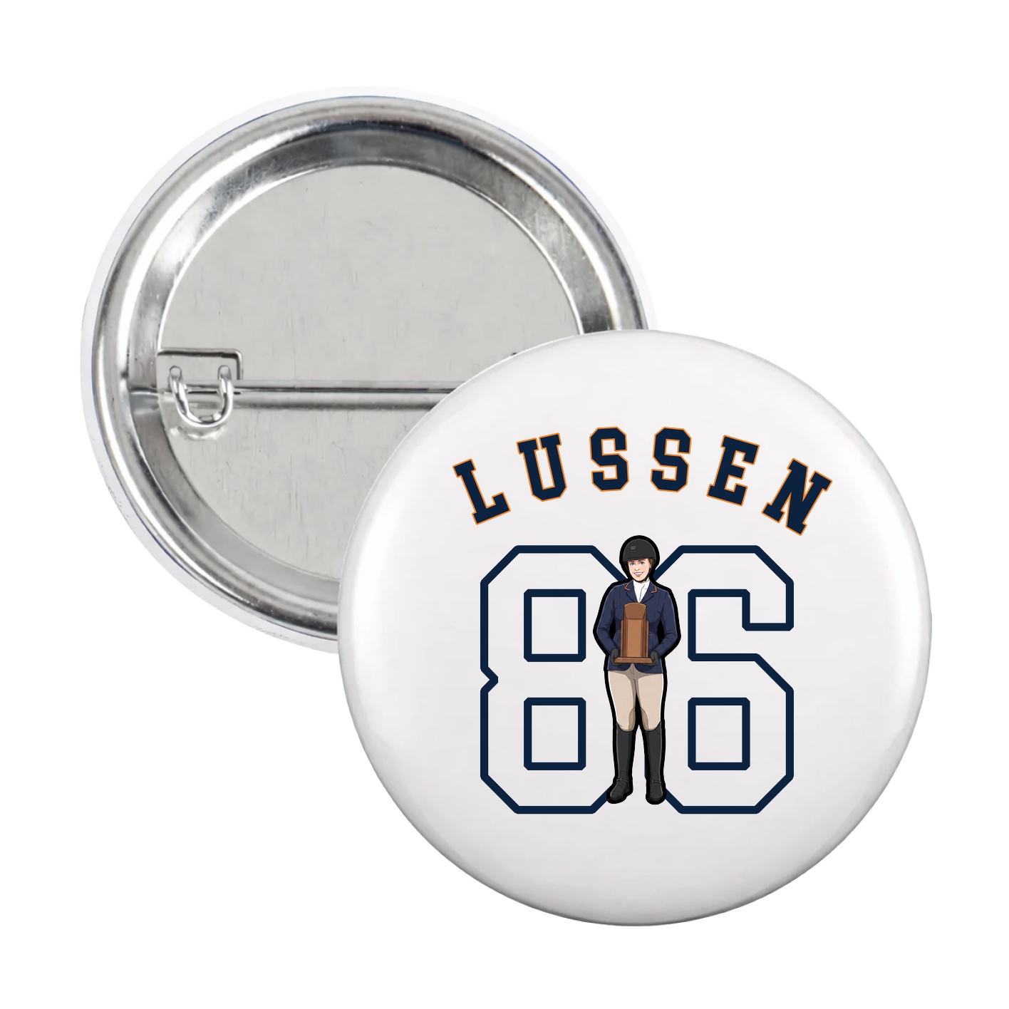 Game Day Button — Shirsey Arch in White