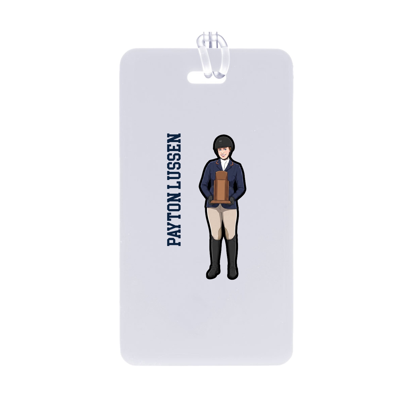 Bag Tag — Name Vertical in Classic
