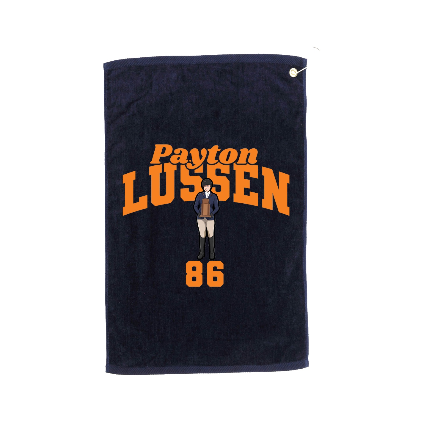 Golf Towel — Signature Arch in Navy
