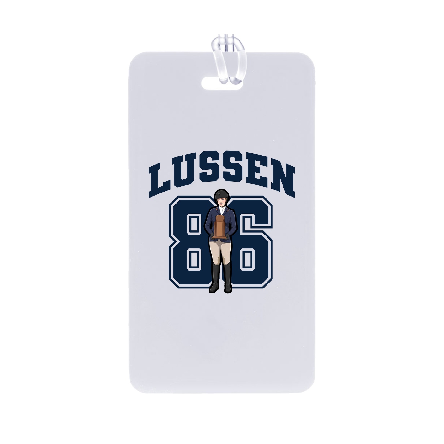 Bag Tag — Number in Classic