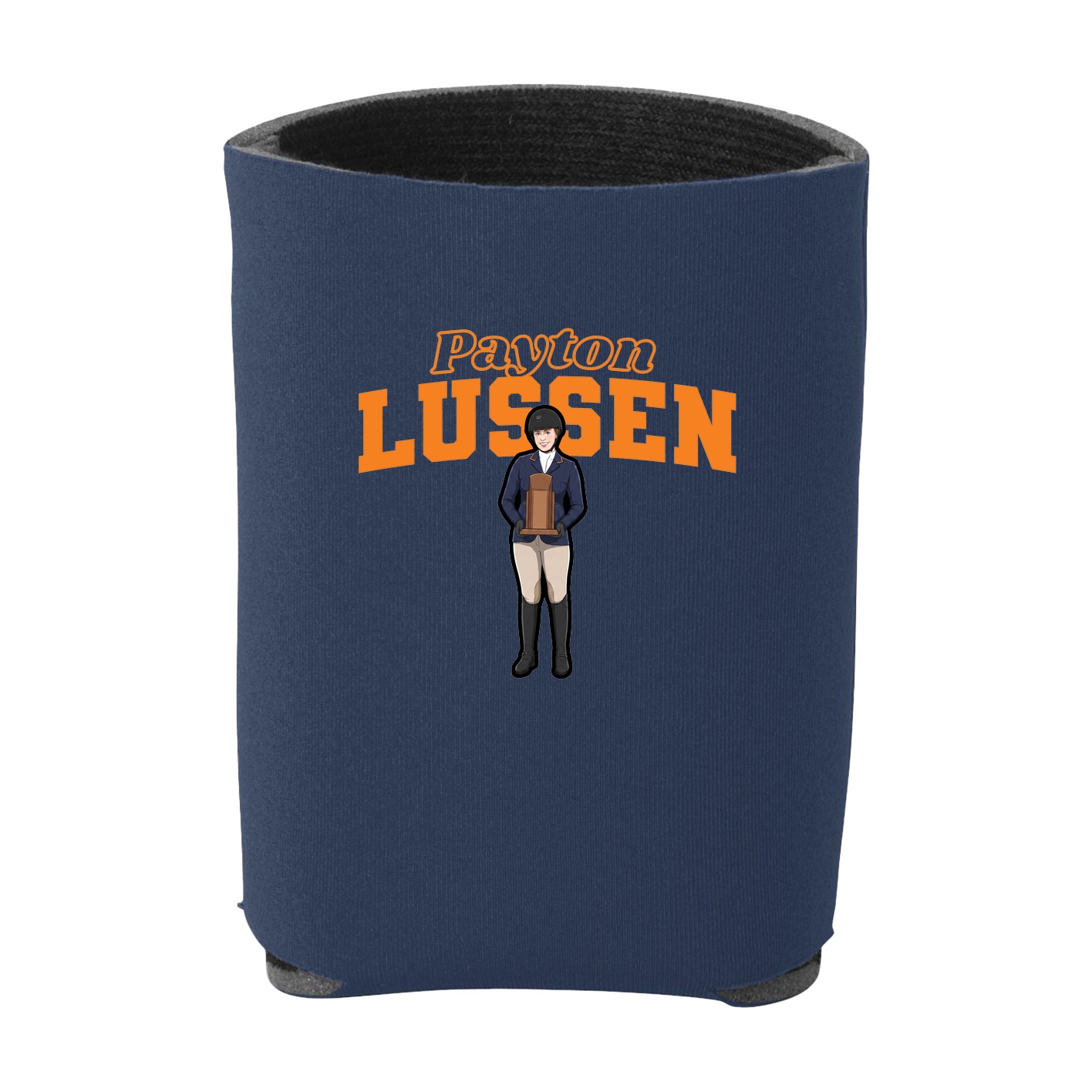 Can Holder — Name Arch in Navy