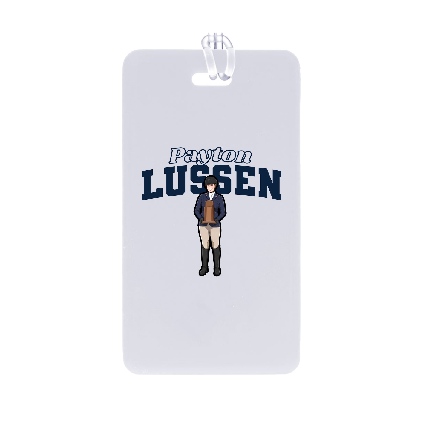 Bag Tag — Name Arch in Classic