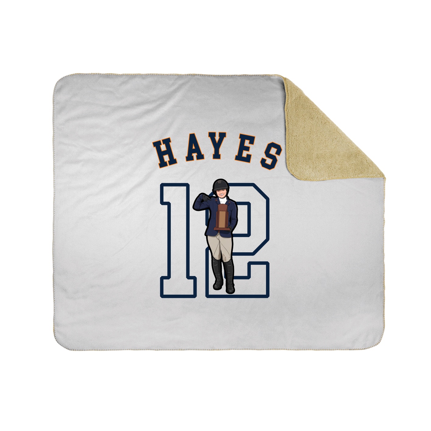 Throw Blanket — Shirsey Arch in White