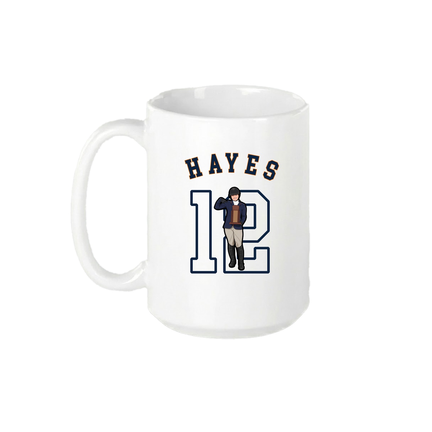 15oz Coffee Mug — Shirsey Arch in White