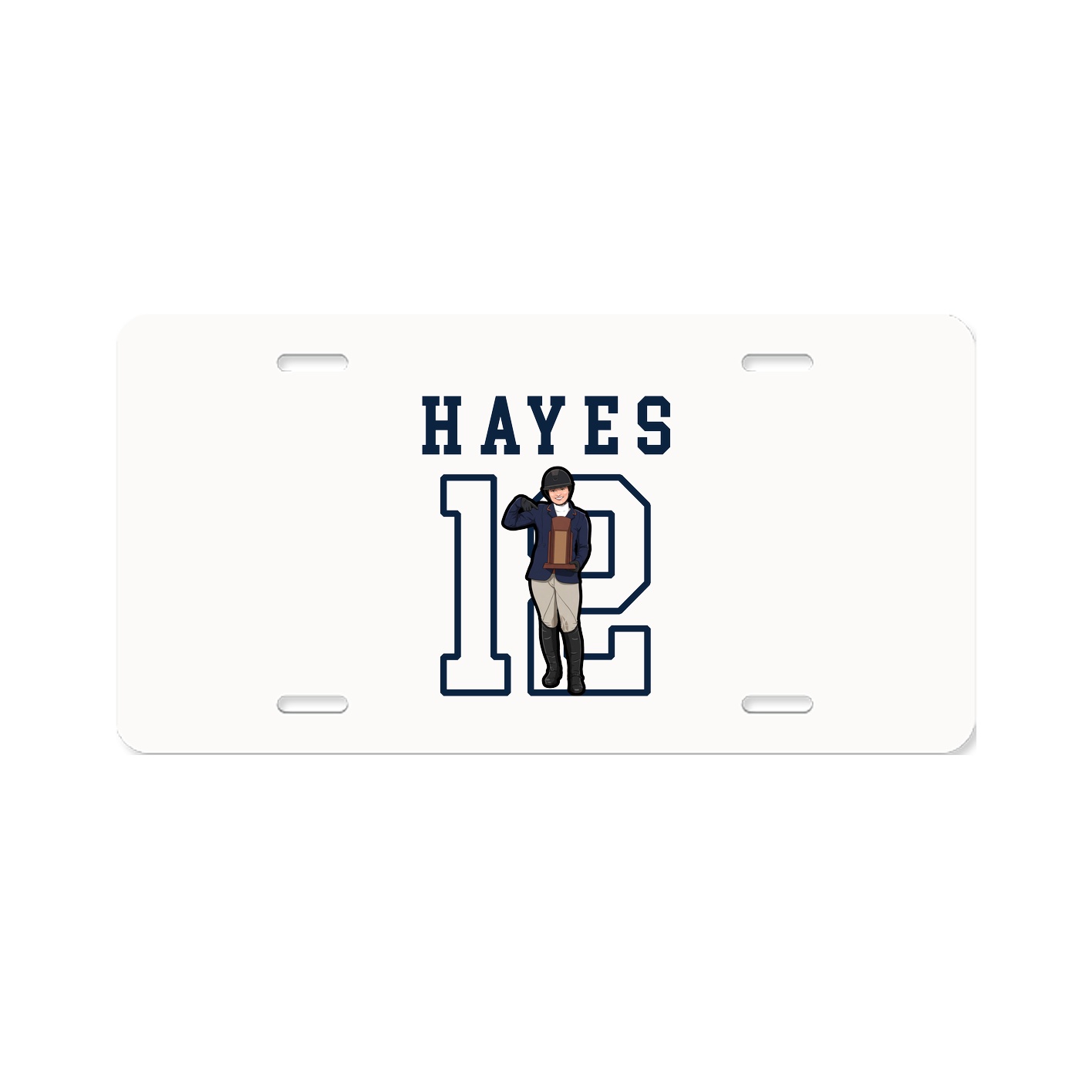 License Plate — Shirsey in Classic