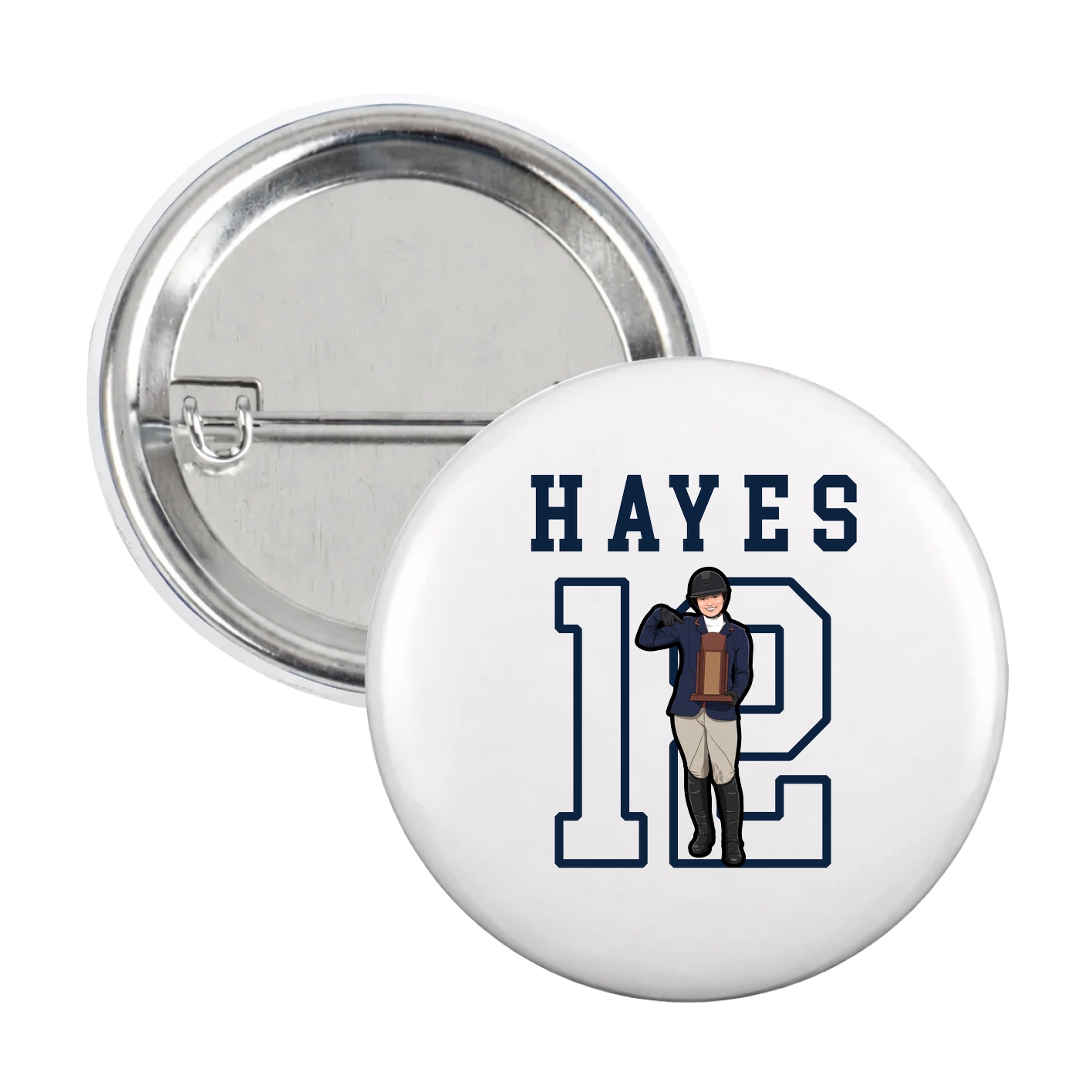 Game Day Button — Shirsey in White