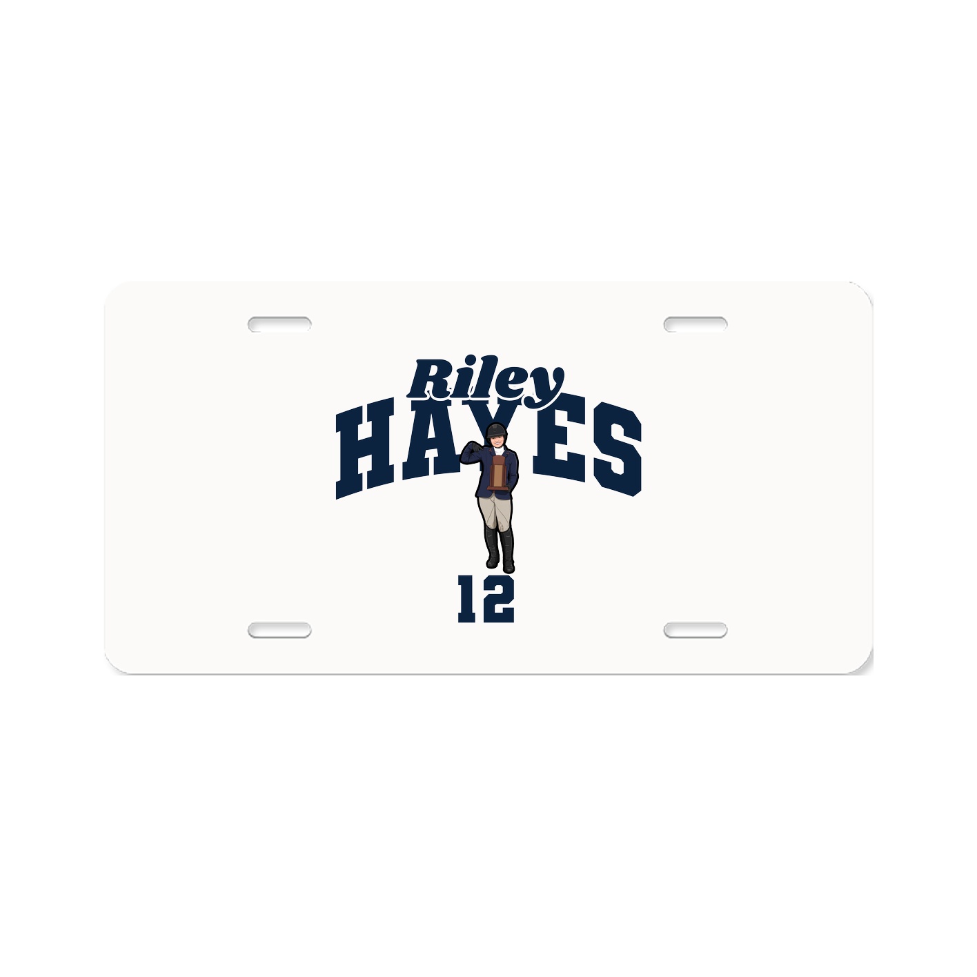 License Plate — Signature Arch in Classic