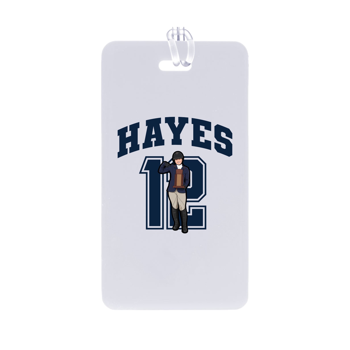 Bag Tag — Number in Classic