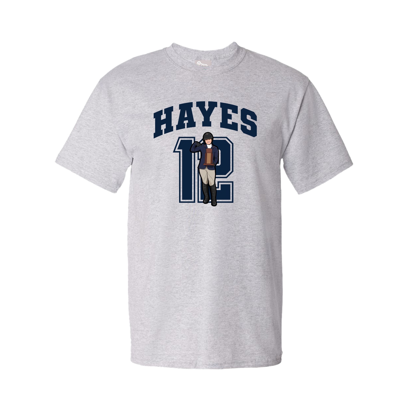 Tee — Number in Grey