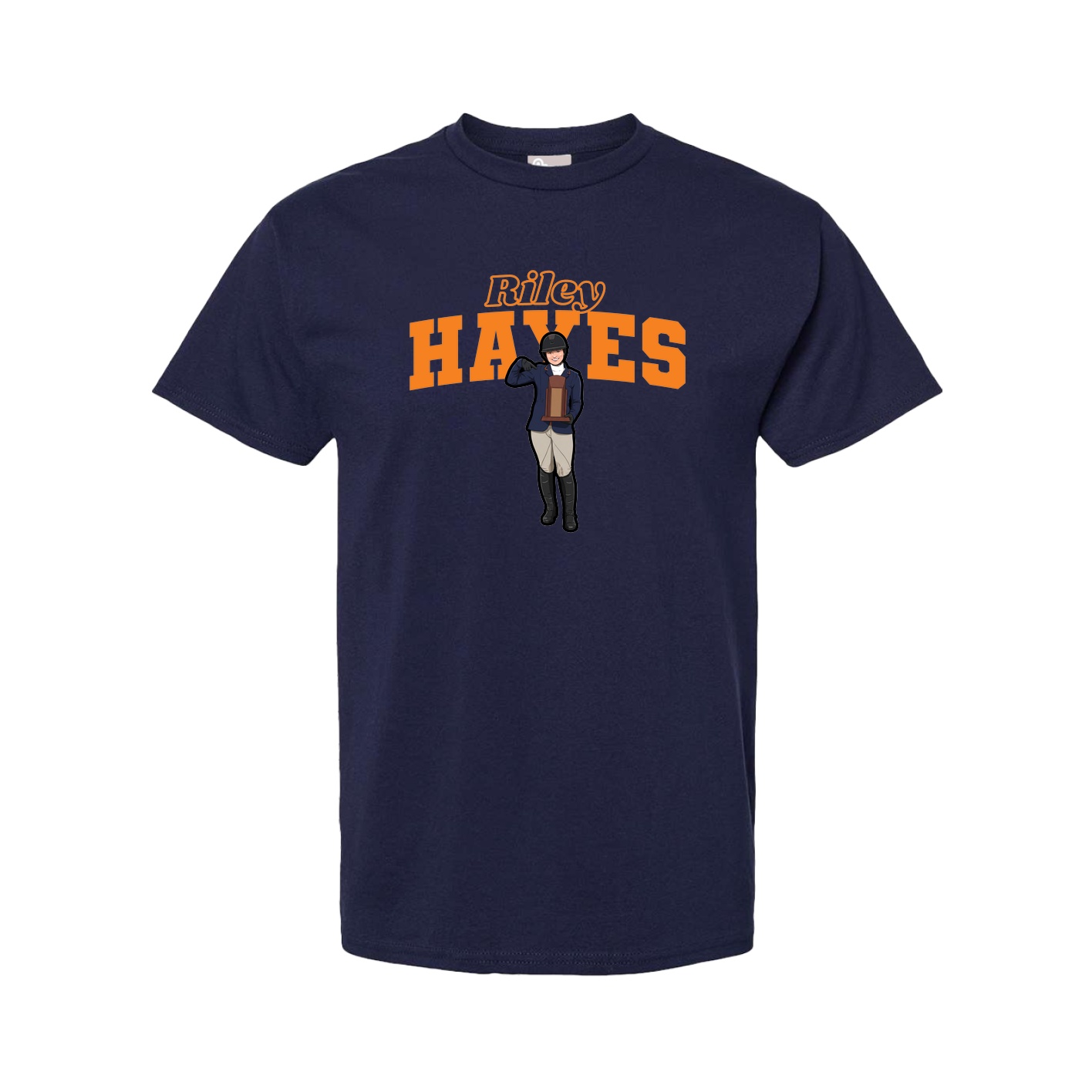 Tee — Name Arch in Navy