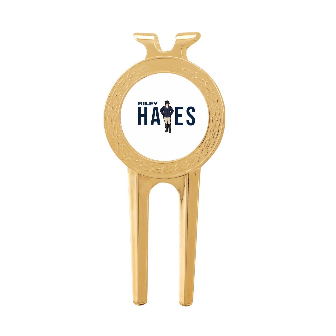 Divot Tool with Ball Marker — Player Name in Classic
