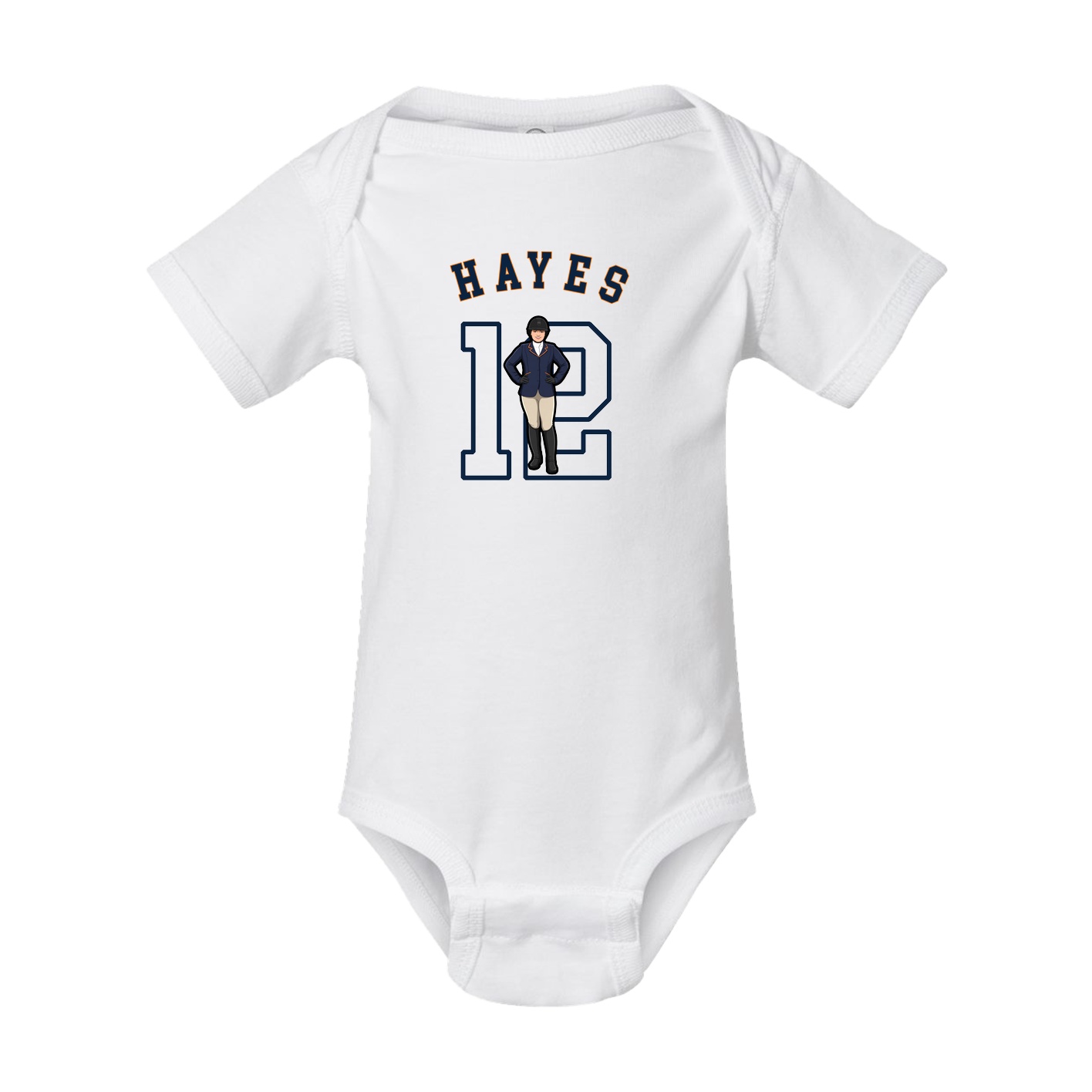 Baby Onesie — Shirsey Arch in White