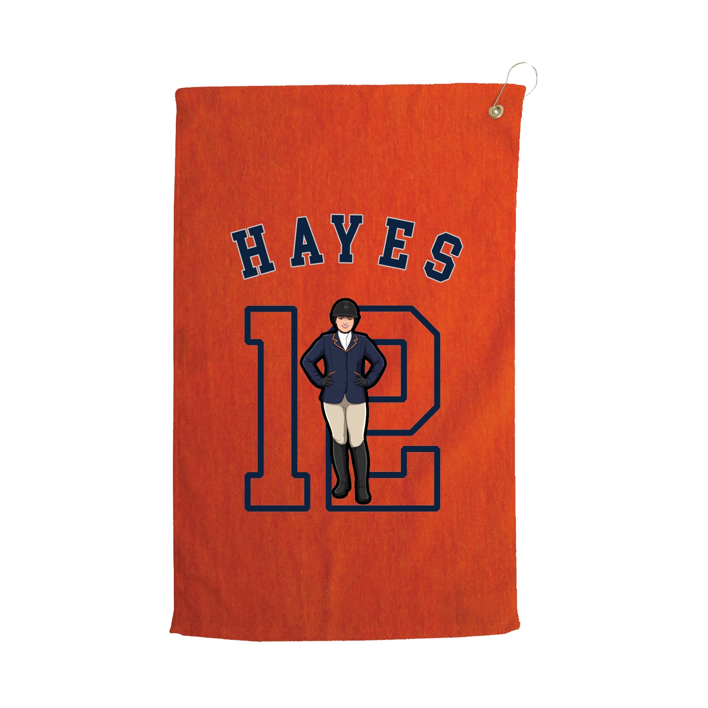 Golf Towel — Shirsey Arch in Orange