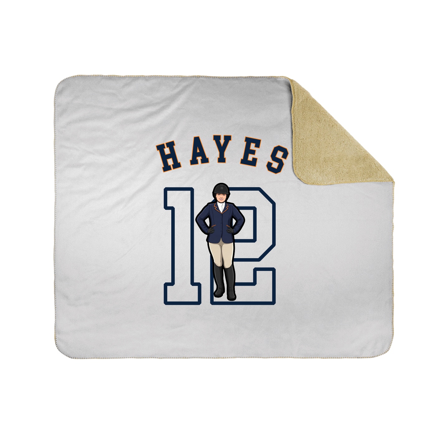 Throw Blanket — Shirsey Arch in White