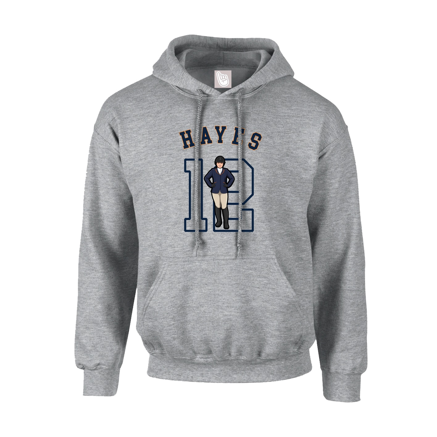 Youth Hoodie — Shirsey Arch in Grey