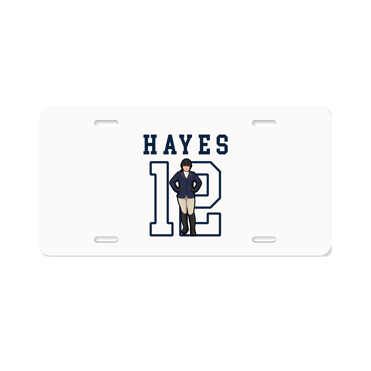 License Plate — Shirsey in Classic