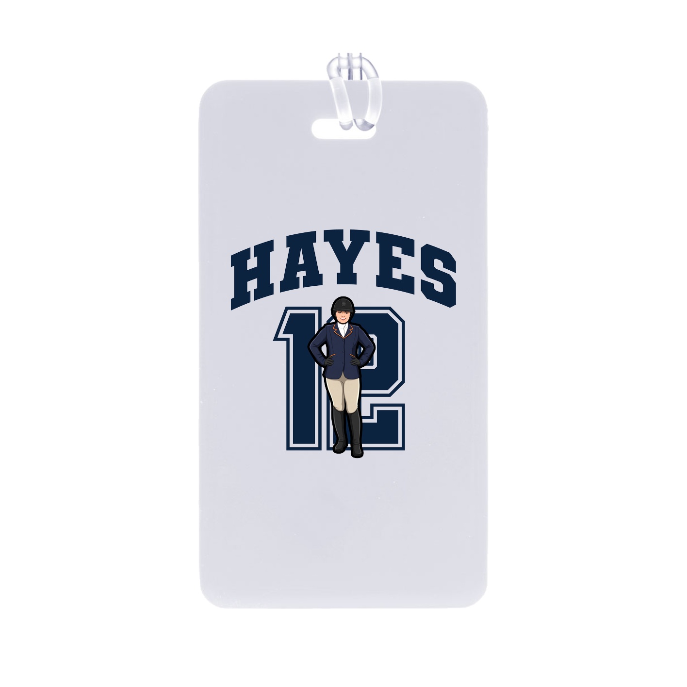 Bag Tag — Number in Classic