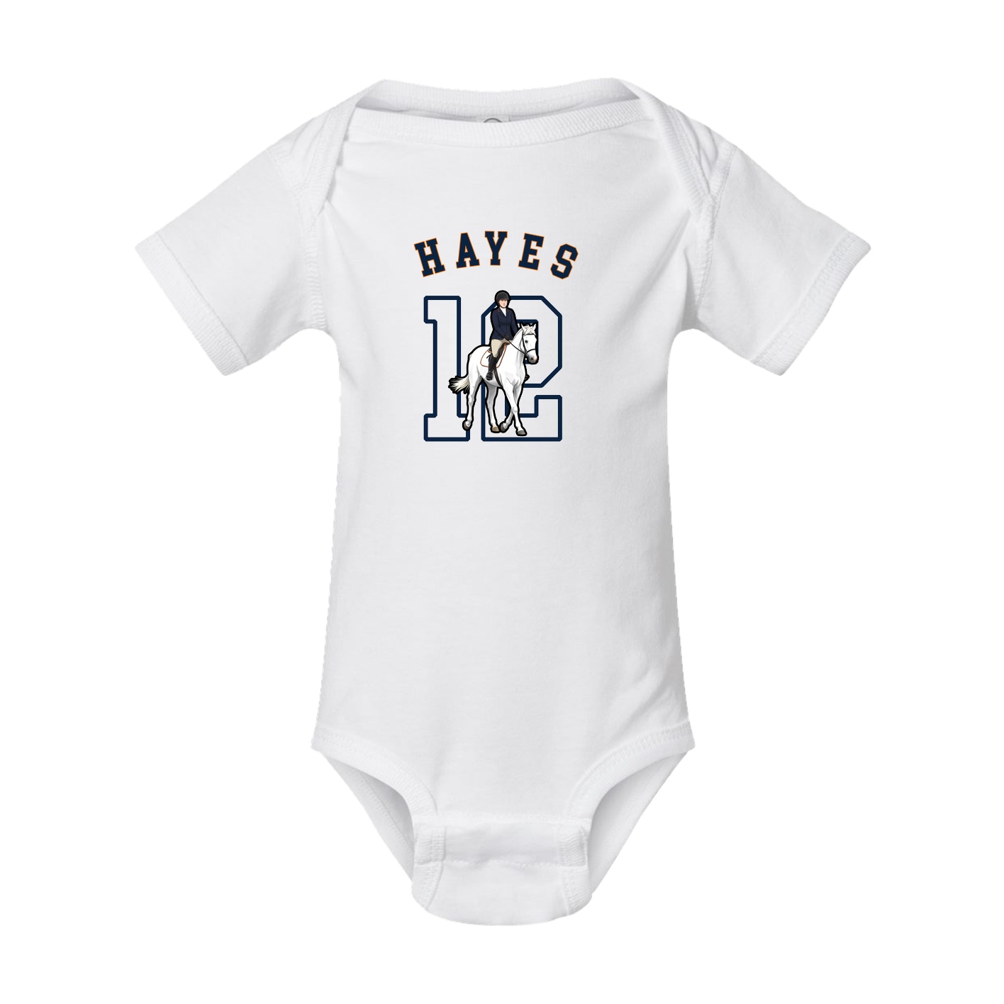 Baby Onesie — Shirsey Arch in White