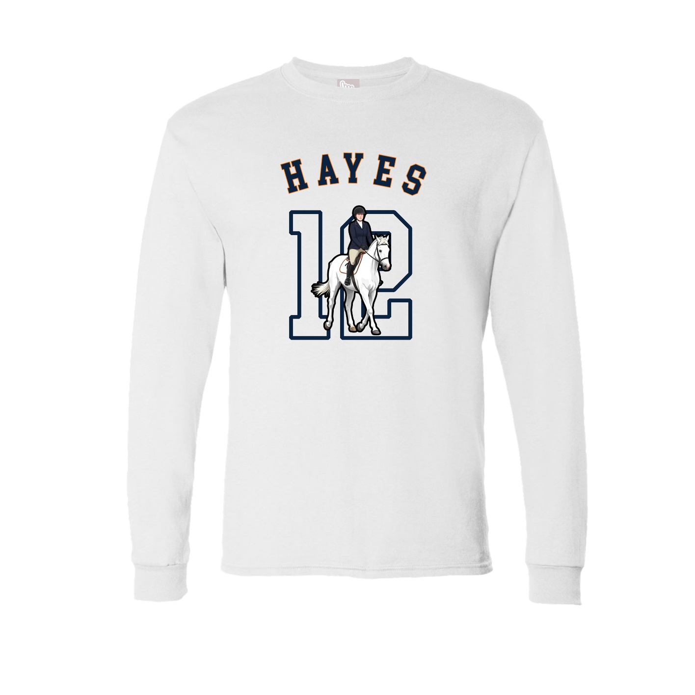 Long Sleeve Tee — Shirsey Arch in White