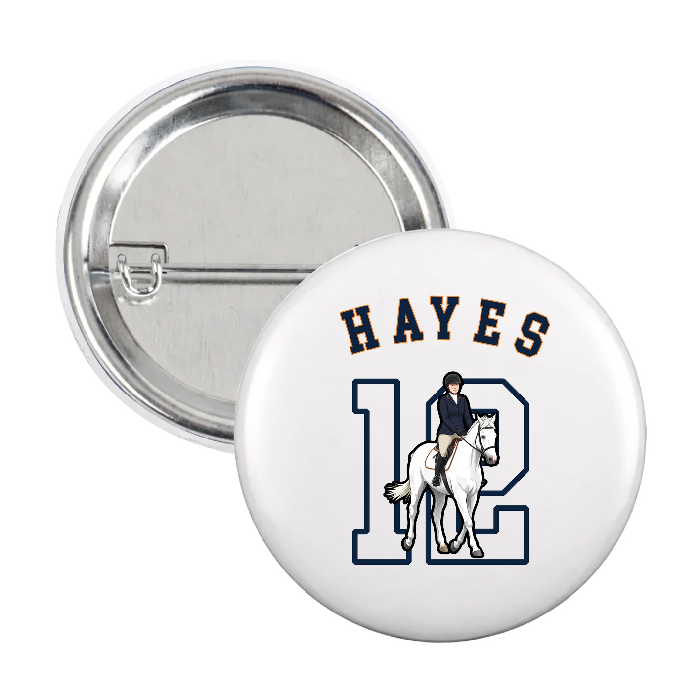 Game Day Button — Shirsey Arch in White