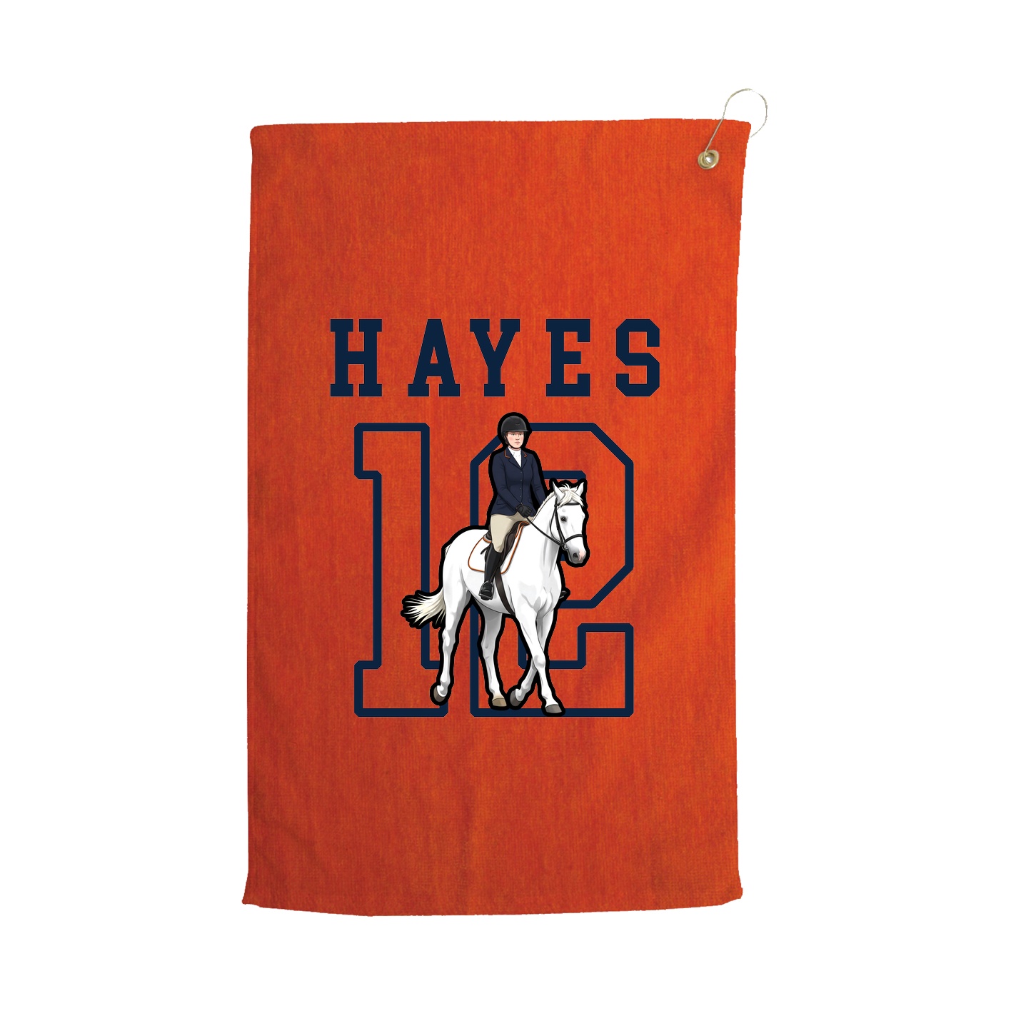 Golf Towel — Shirsey in Orange