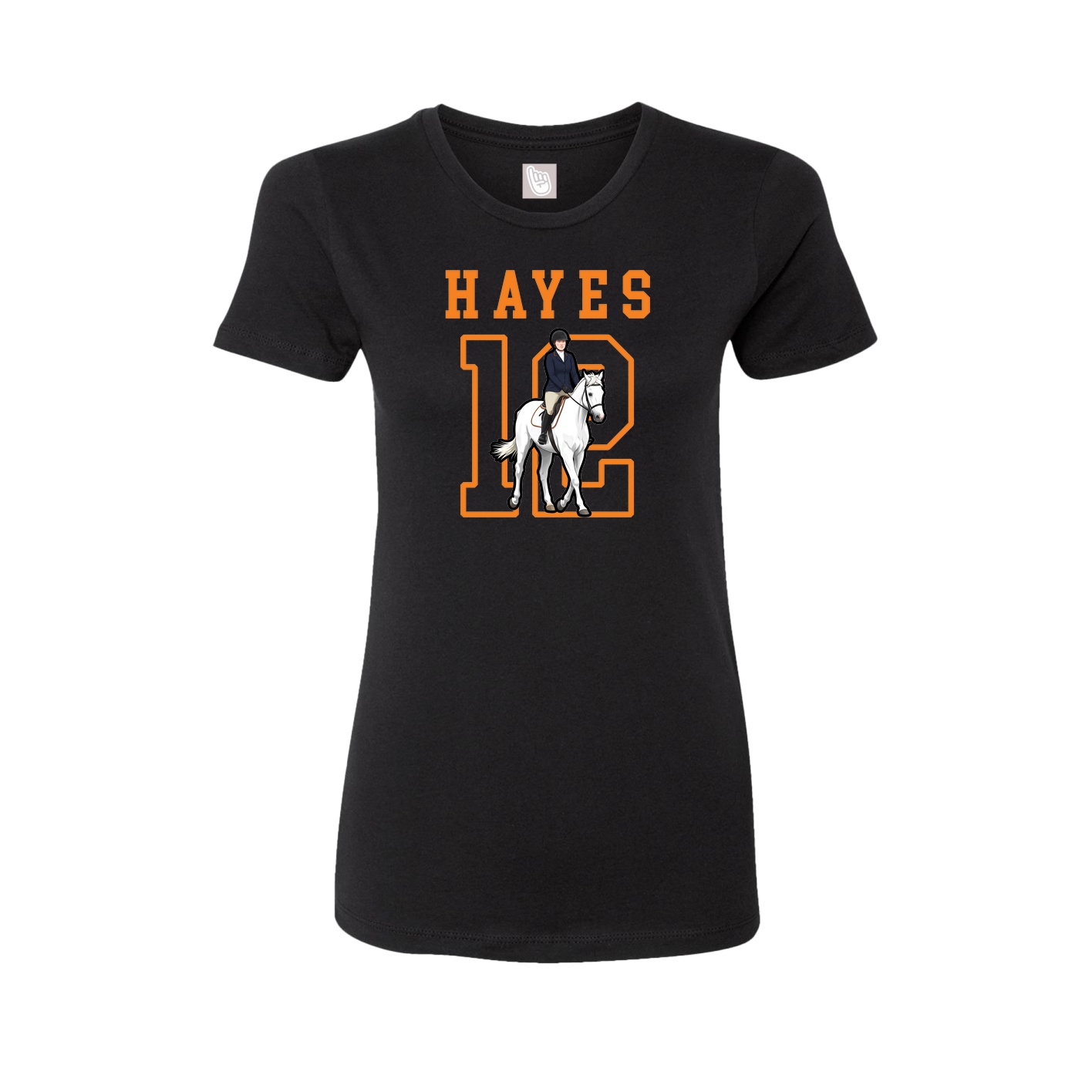 Fitted Women's Tee — Shirsey in Black