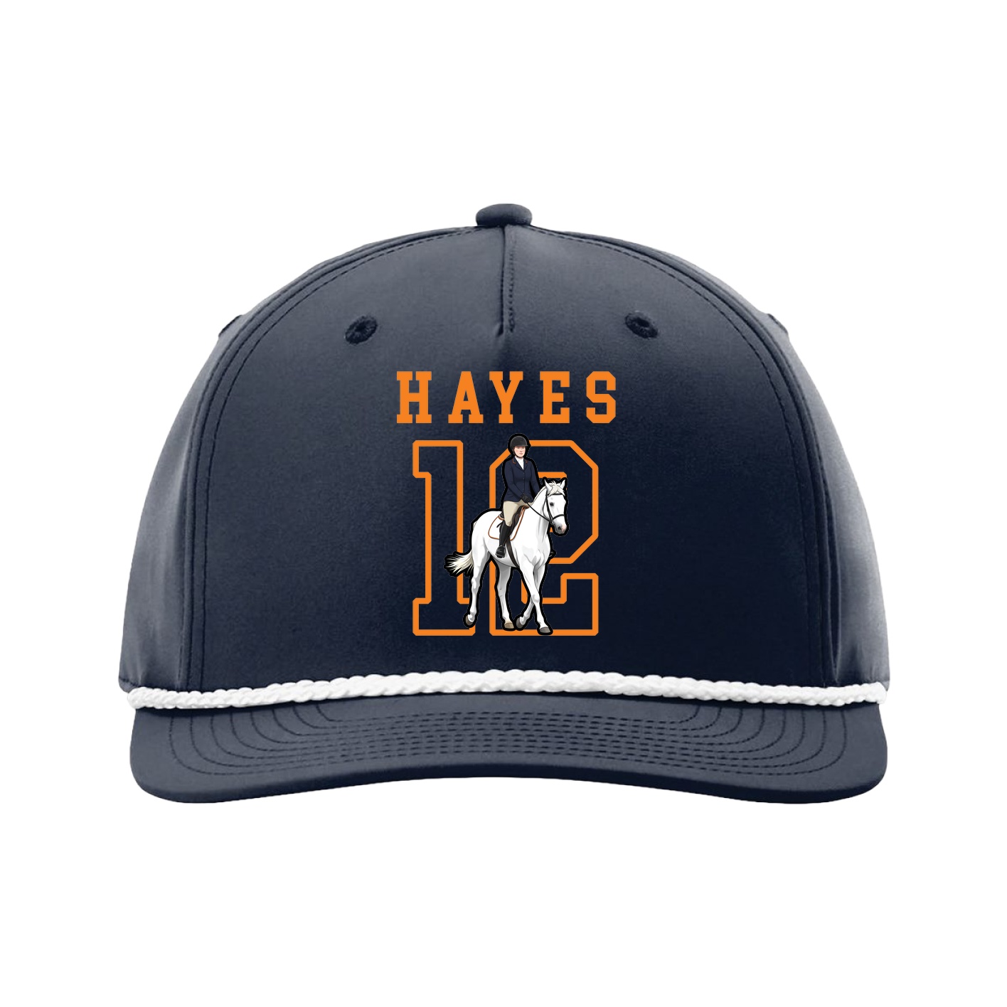 Five-Panel Classic Rope Cap — Shirsey in Navy