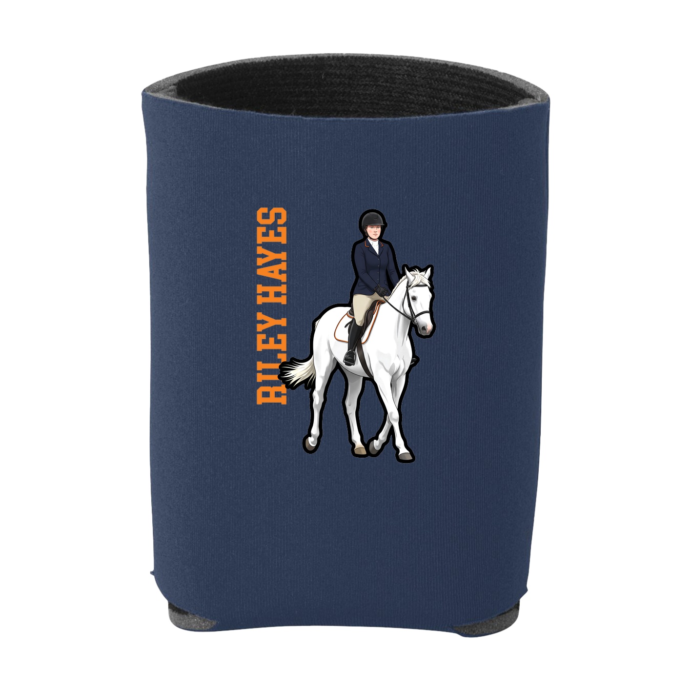 Can Holder — Name Vertical in Navy