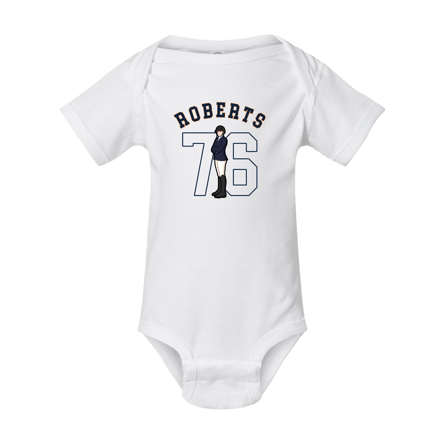 Baby Onesie — Shirsey Arch in White