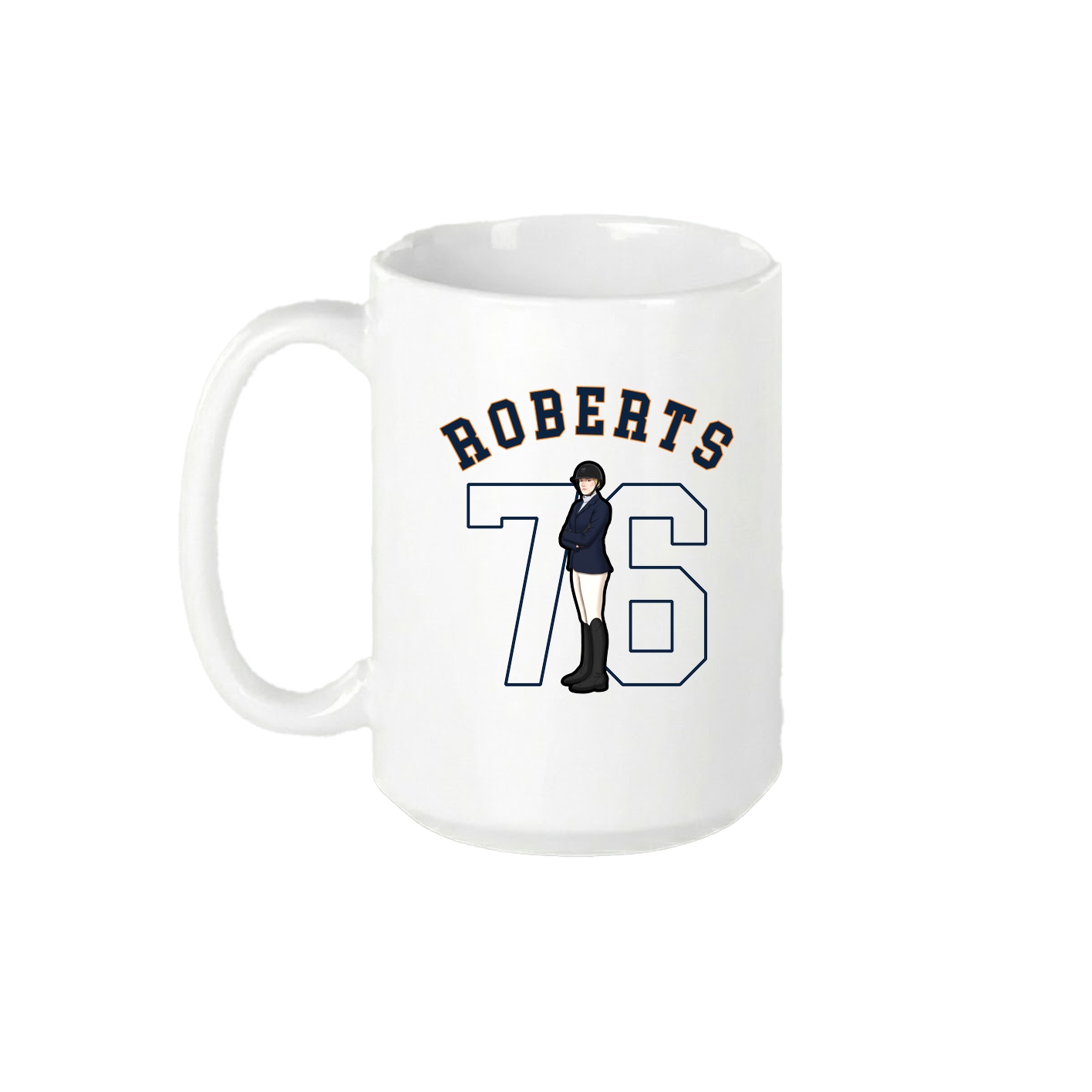 15oz Coffee Mug — Shirsey Arch in White