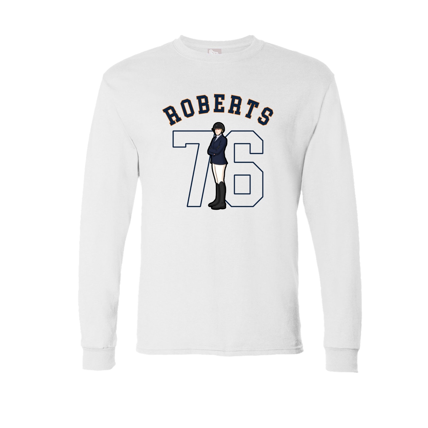 Long Sleeve Tee — Shirsey Arch in White
