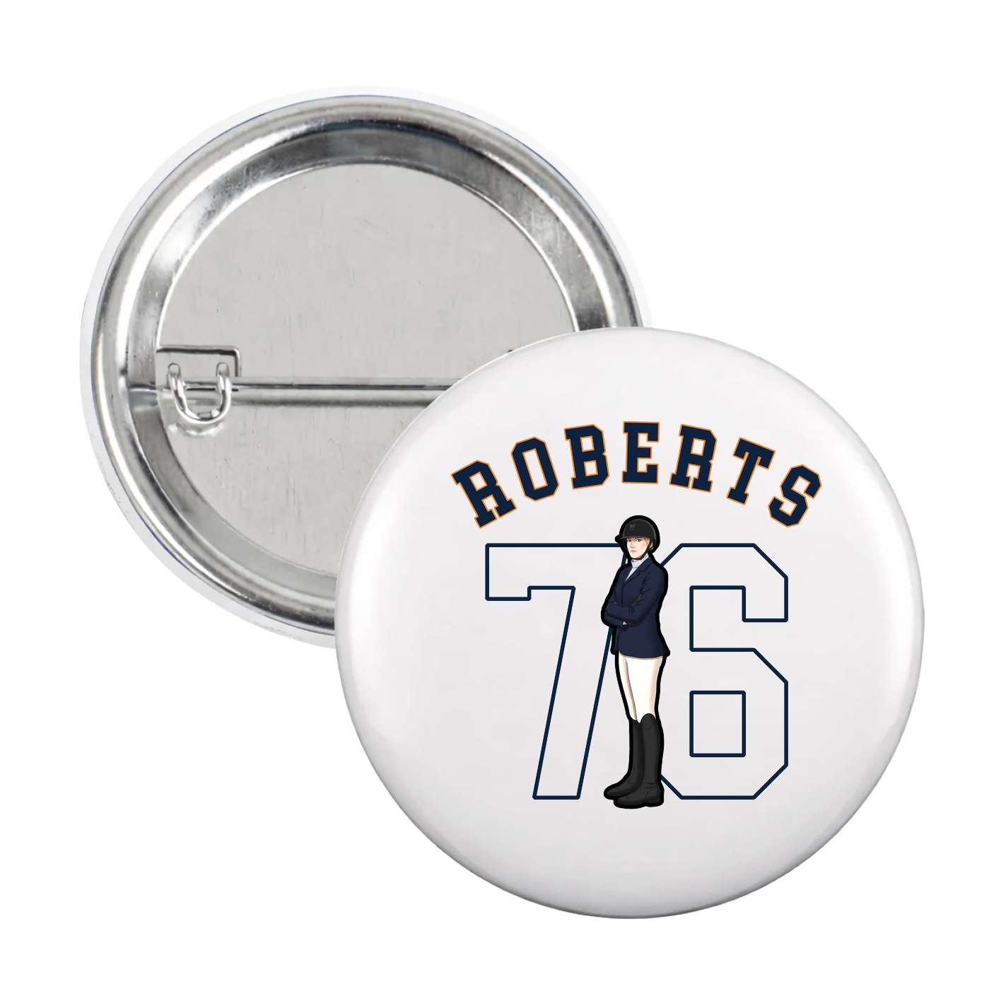 Game Day Button — Shirsey Arch in White