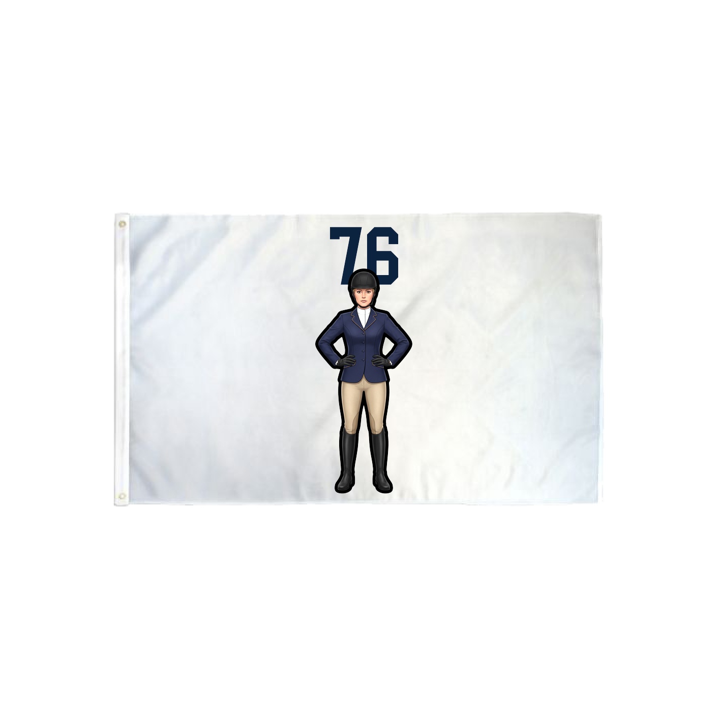 3x5 Flag — Number Top in Classic