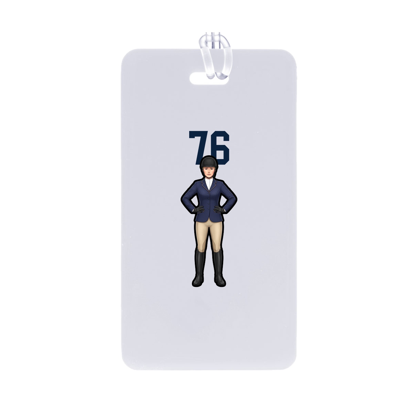 Bag Tag — Number Top in Classic
